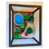 Terrarium met Griekse Landschildpad – Decoratieve Miniatuur Leefomgeving met Bijlage