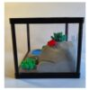Terrarium met Griekse Landschildpad – Decoratieve Miniatuur Leefomgeving met Bijlage