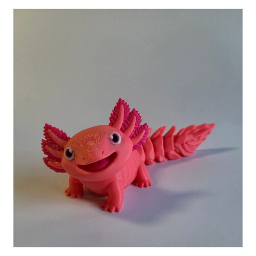 Axolotl – Decoratief 3D-geprint beeld