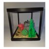 Ontwerp zonder titel (47) Terrarium met Mexicaanse Axolotl – Decoratieve Mini Onderwaterwereld met Bijlage