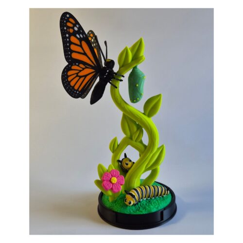 monarch vlinder 1 Mini Display met Monarch vlinder