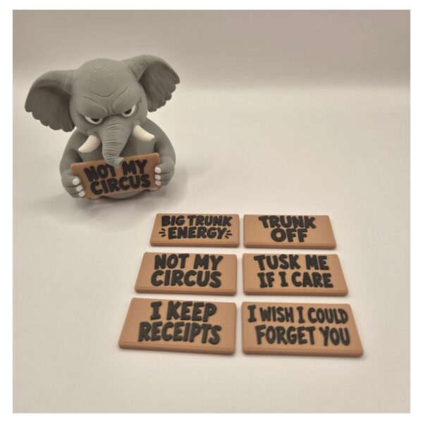 39 Olifant decoratie met een gezonde dosis humor