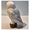 chter zij Sneeuwuil – Gedetailleerd 3D-geprint Beeld