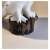 closeup poten en stam Sneeuwuil – Gedetailleerd 3D-geprint Beeld