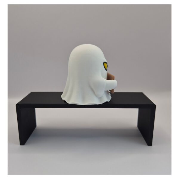 Halloween spookje met grappige verwisselbare tekstbordjes