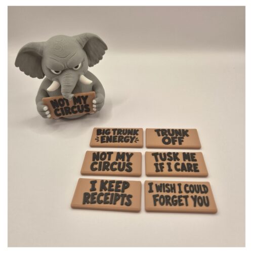39 Olifant decoratie met een gezonde dosis humor