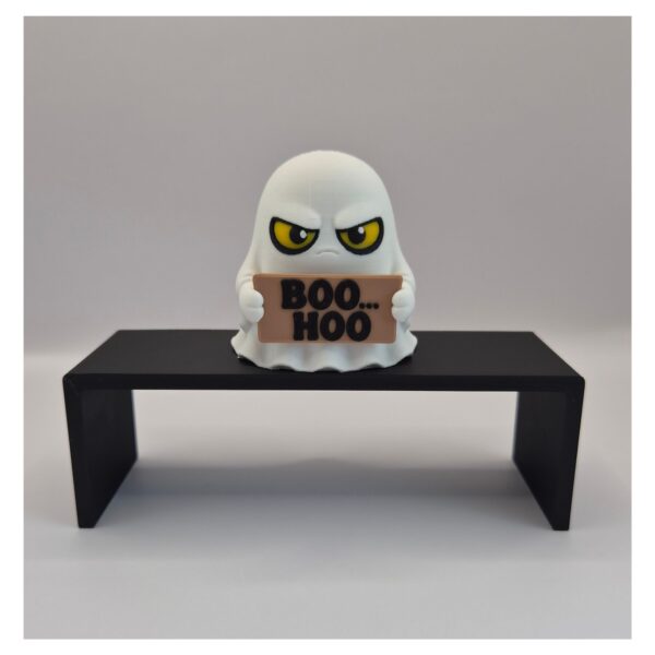 Halloween spookje met grappige verwisselbare tekstbordjes