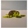 Terrarium met moeder zeeschildpad en kind