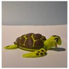 Terrarium met moeder zeeschildpad en kind