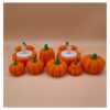 Pompoenen set met kaarshouder 8 stuk Pompoenen decoratie set 8 stuks