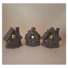 huisjes 3 set kaarsjes (2) Sfeervolle huisjes als kaarshouders set van 3